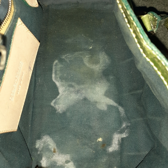 Vintage Sml Top Handle Lock Bag $310 - Picture 6 of 8